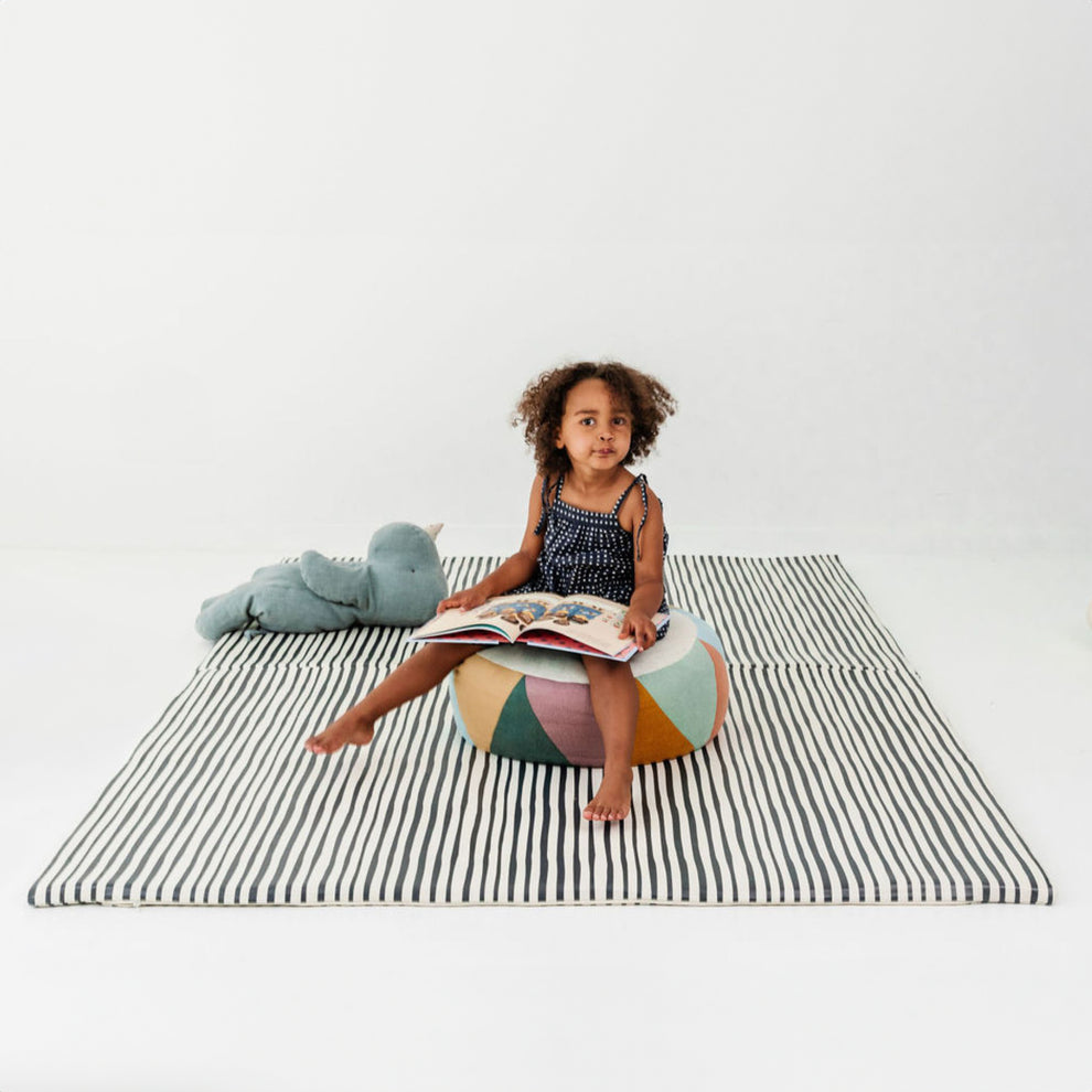 Bold Stripe Vegan Leather Cover